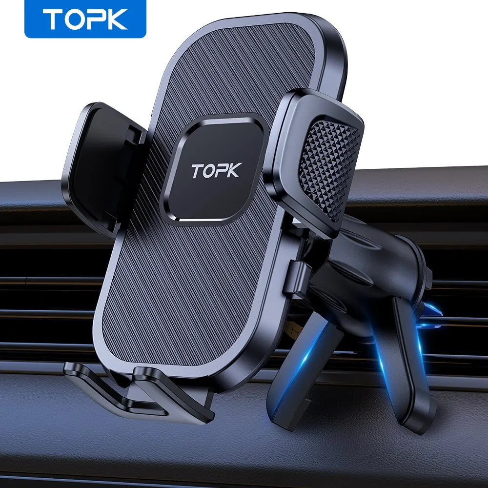 Car Phone Holder for Air Vent, Dashboard or Windscreen