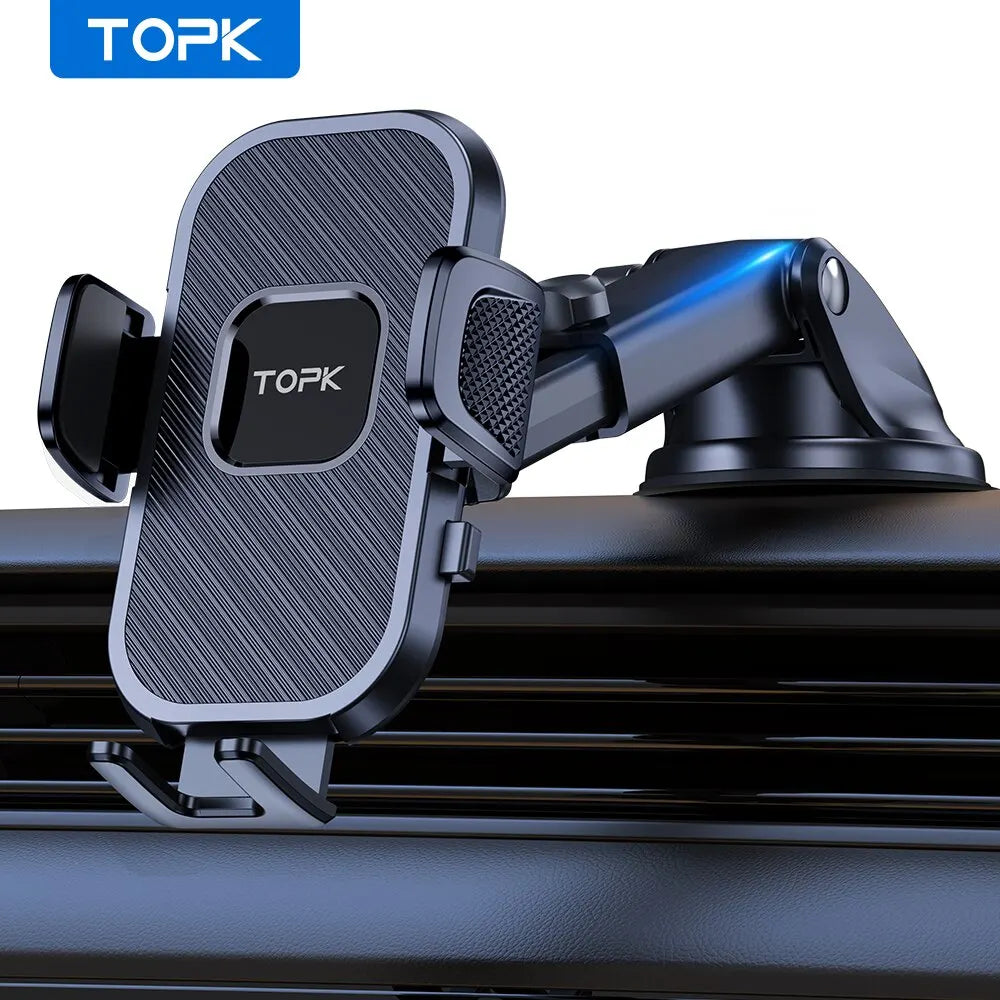 Car Phone Holder for Air Vent, Dashboard or Windscreen