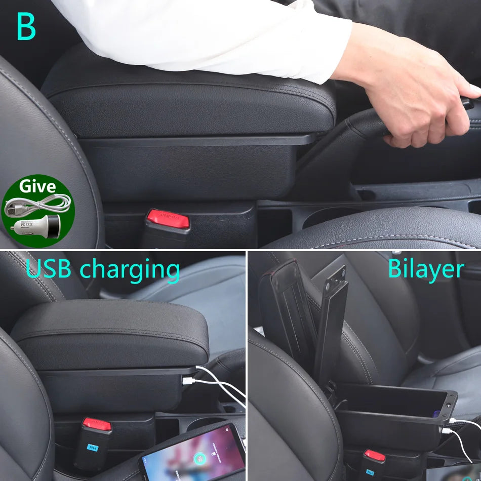 Renault Clio & Captur Armrest with Storage