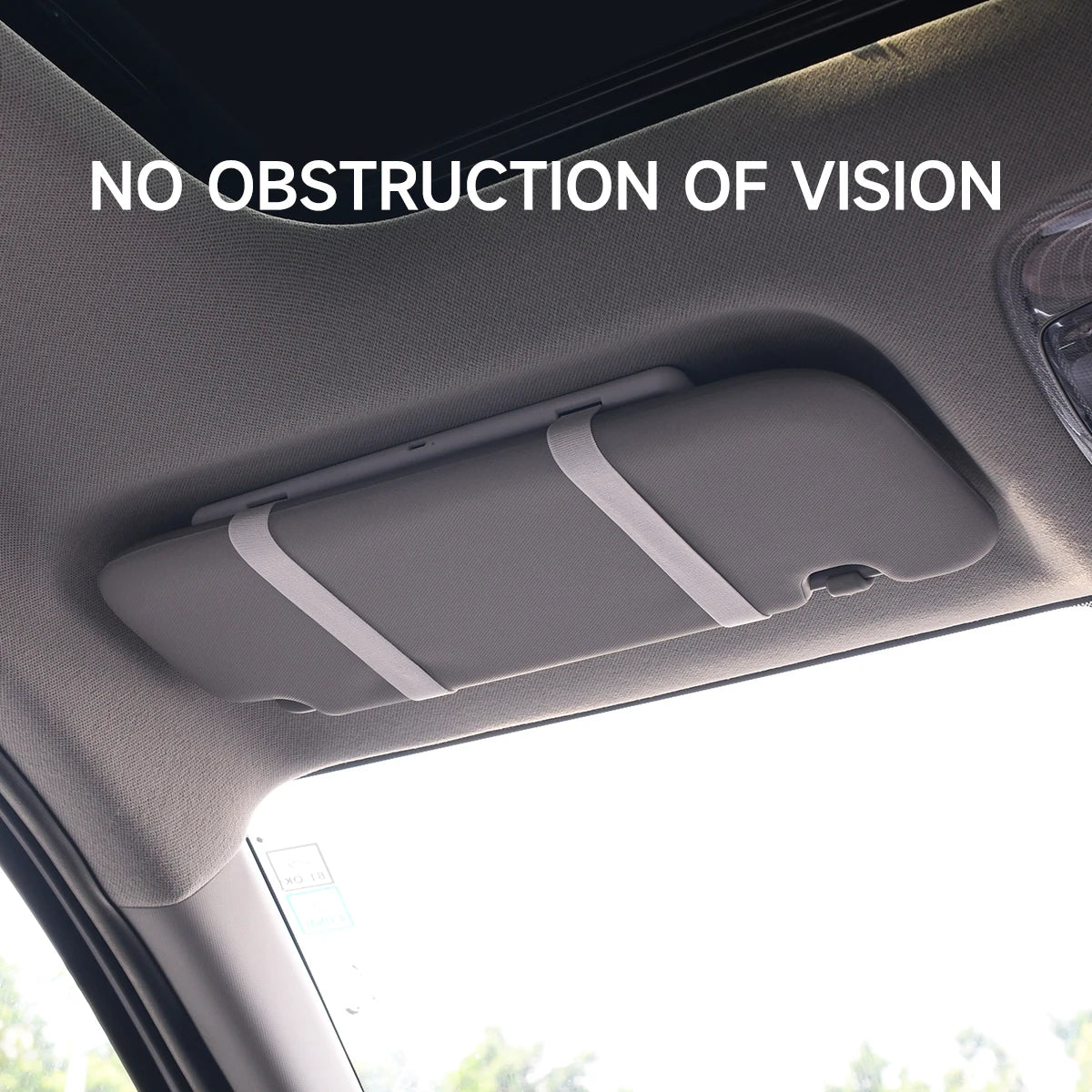 Rechargeable LED Car Visor Vanity Mirror